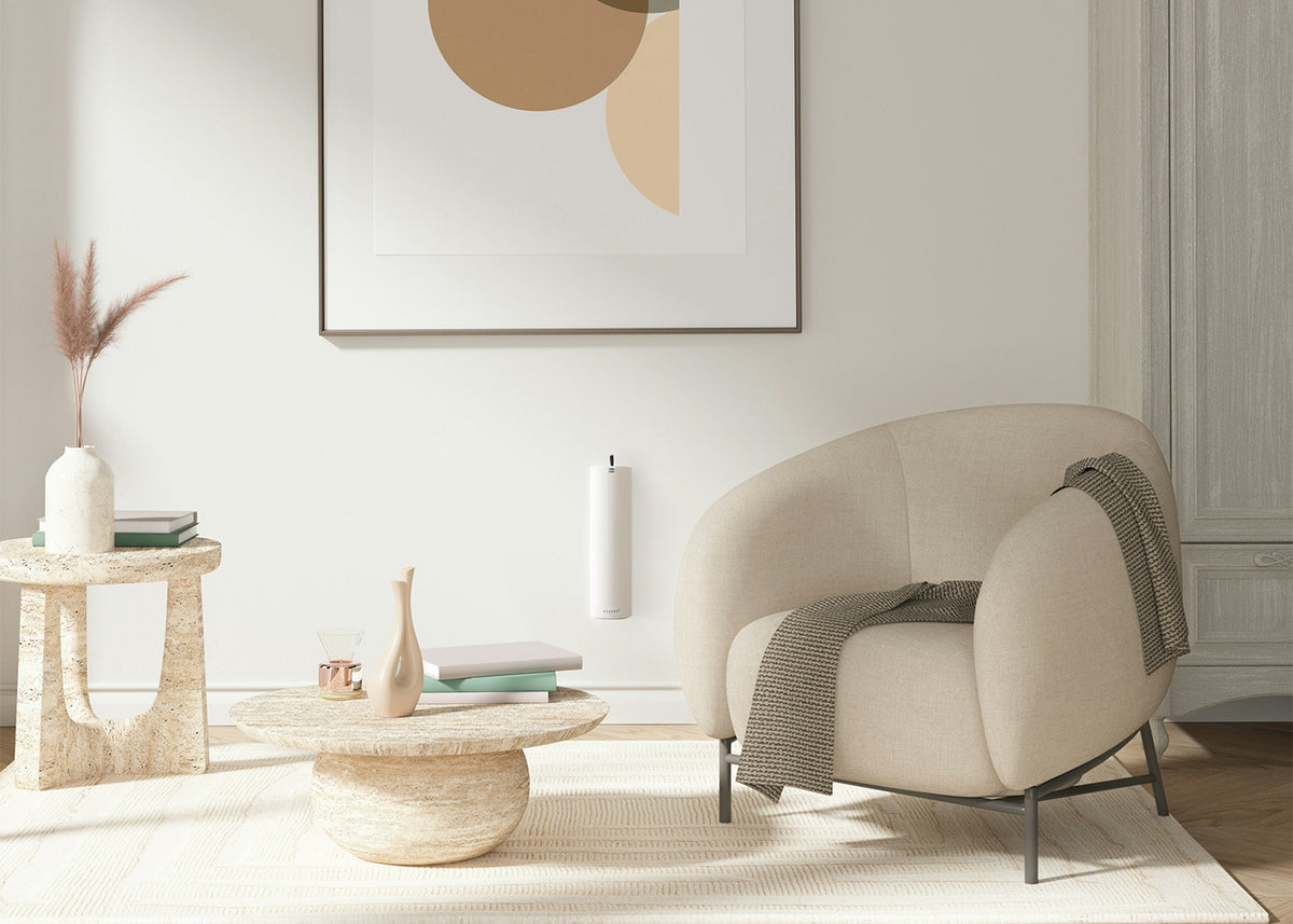 Bright interior with a discreet Eleven diffuser installed